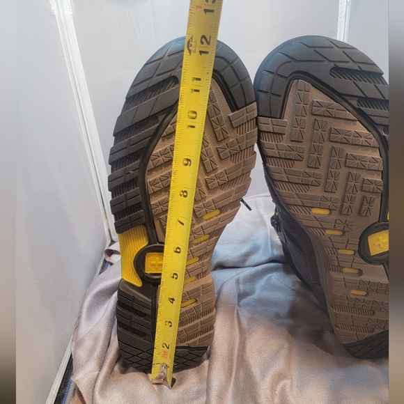 Dr Martens Grapple Steel Toe Cap Brown/Black Leather SIZE 12 US M - Picture 14 of 16